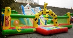 Dev Hayvanat Bahçesi Şişme Oyun Parkı 10x10x5m
