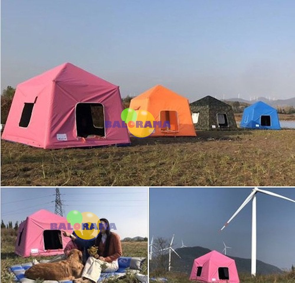 Şişme Deprem Kamp Çadırı 9m²