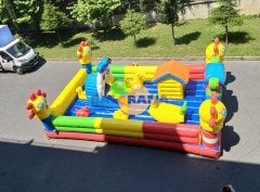 Sevimli Ördek Şişme Oyun Parkı 8x5x3m