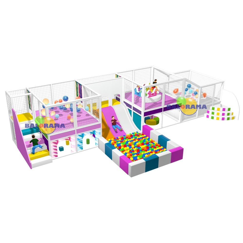 Softplay Zıplama Kaydırak 13x4x3hm
