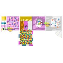 Softplay Zıplama Kaydırak 13x4x3hm