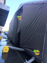 Şişme Depo Hangar Çadırı 11x11x6.5m