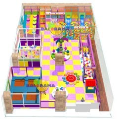 Full Aktiviteli Softplay Oyun Alanı 19x10m