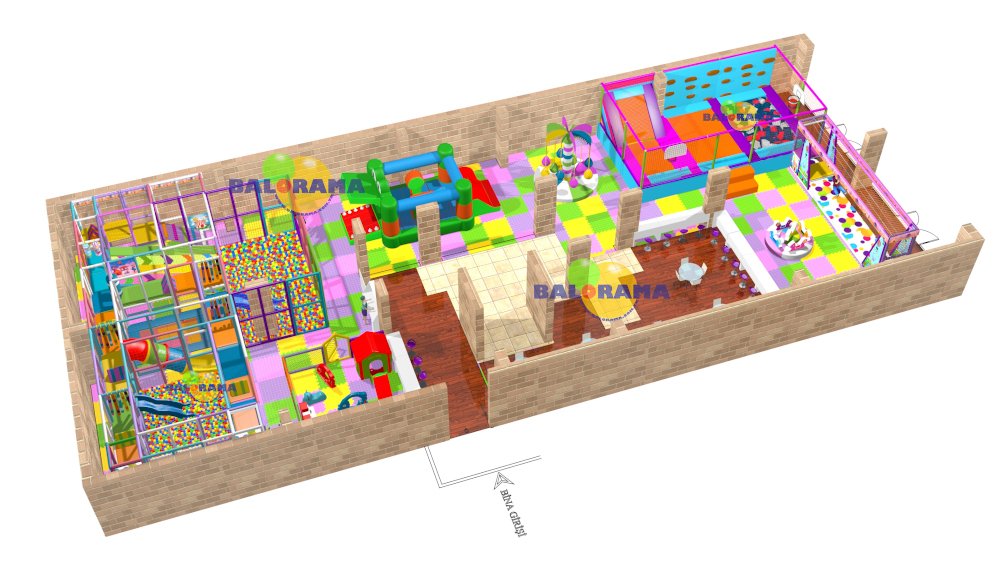 Softplay Oyun Parkı 28x12m