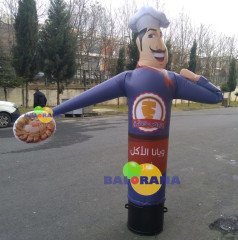 Şişme Gel Gel Balon Adam Şef 3m