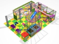 Renkli Softplay Top Havuzu Oyun Parkı 80m²