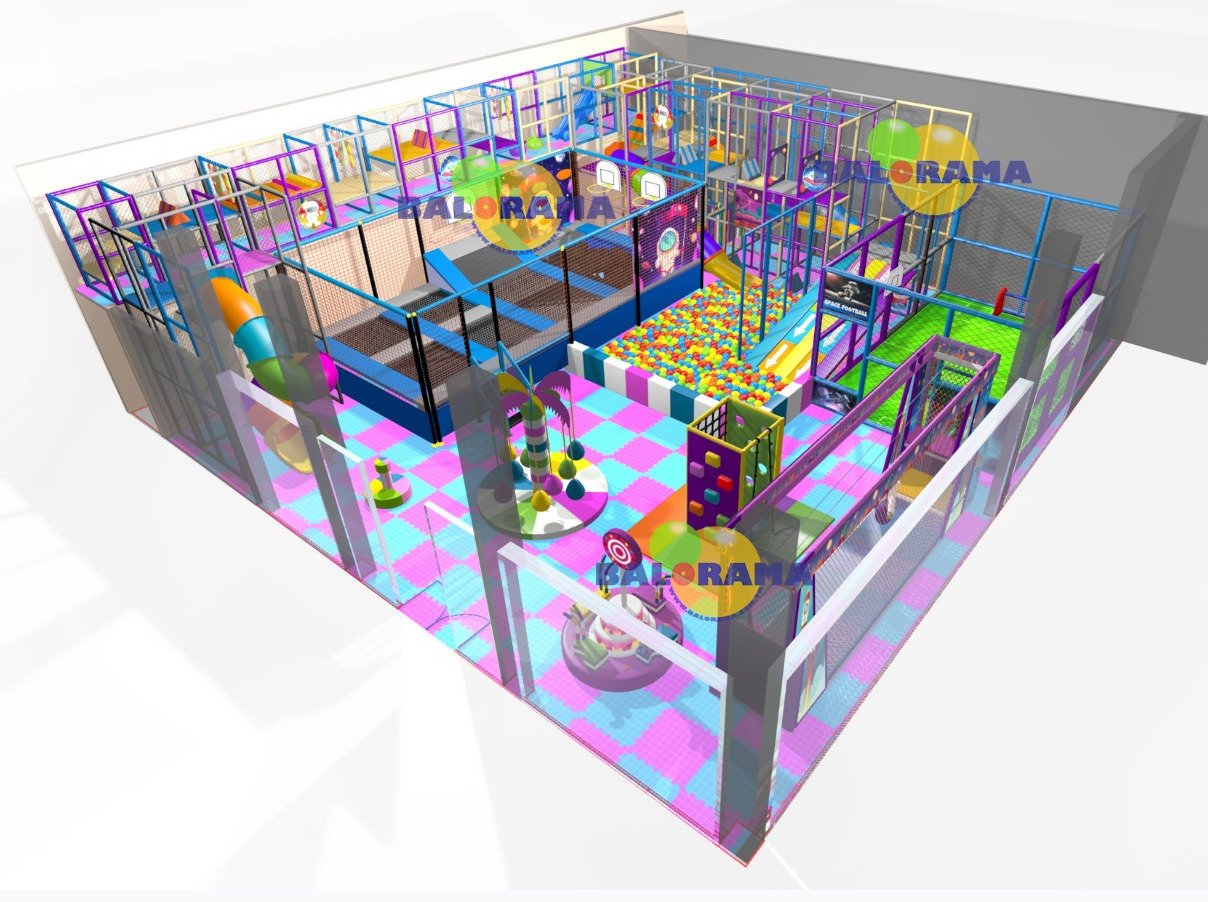 Full Aktiviteli Softplay Top Havuzu 250m²