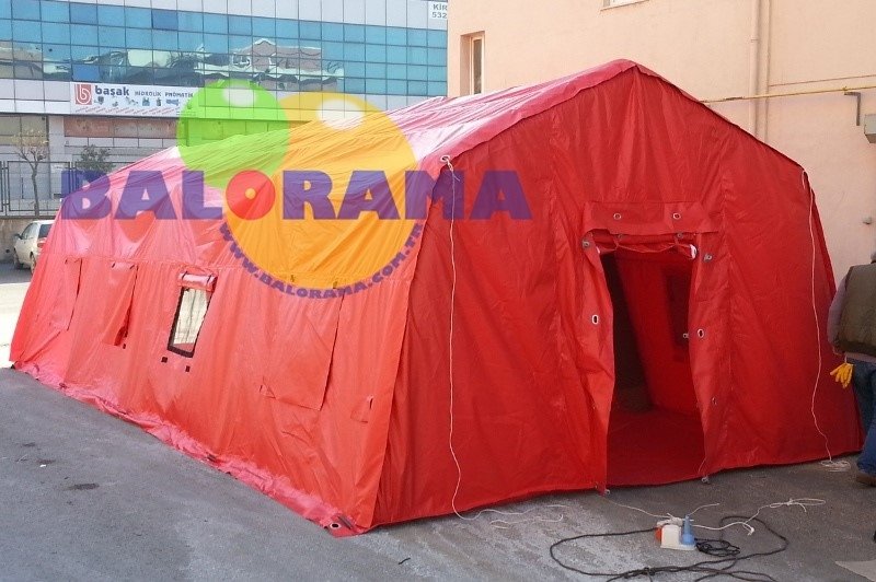 Şişme Arama Kurtarma Çadırı 10x5x2.5m 50m²