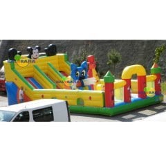 Sevimli Fare Şişme Oyun Parkı 8x5x4m
