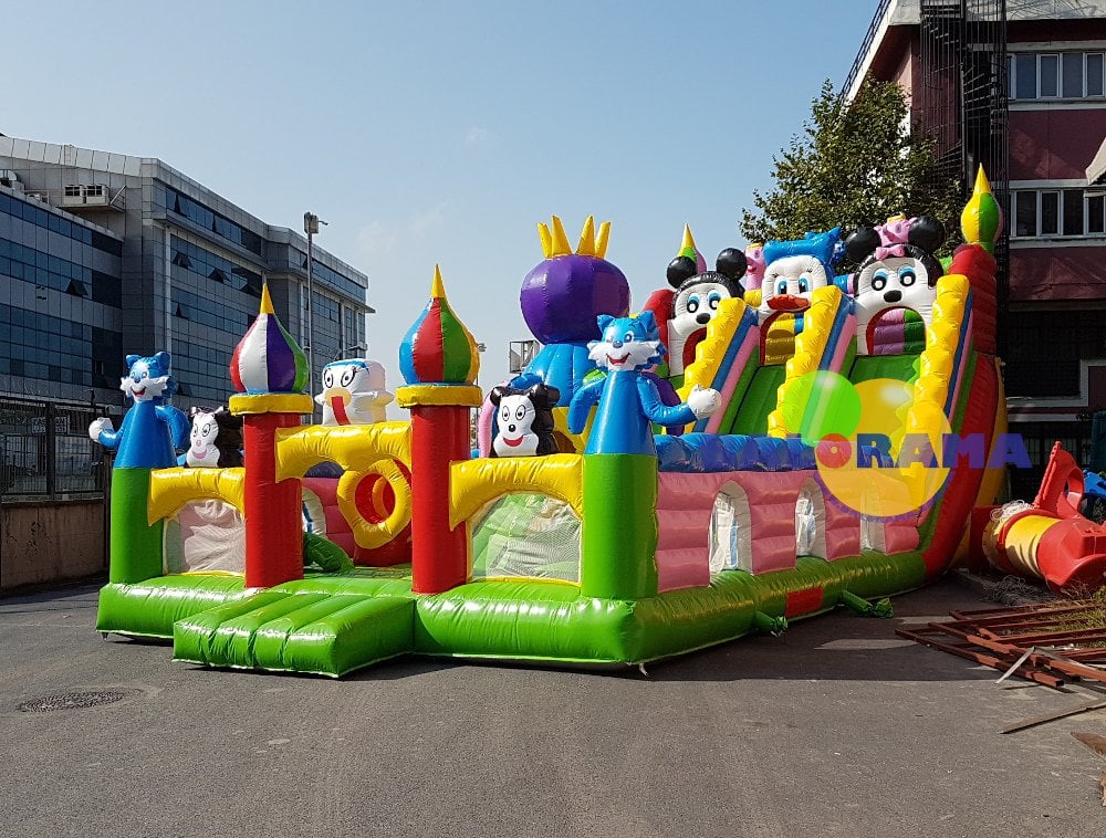 Şişme Oyun Parkı Yerli Hayal Park 13x6x7h Mt