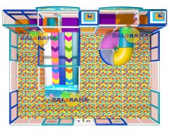 Okyanus Temalı Dev Top Havuzu 9x7x4,8 mt