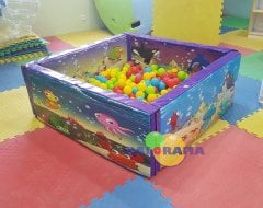 Softplay Sünger Top Havuzu Okyanus 140cm