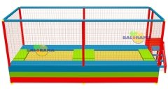 Olimpik Trambolin İkili Yan Girişli