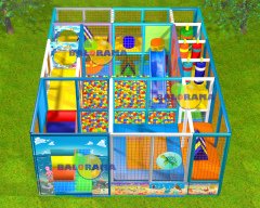 Çatılı Softplay Kapalı Top Havuzu 6x5x3.2h Mt