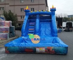 Şişme Aquapark Kaydırak 7x4x4.2h Mt