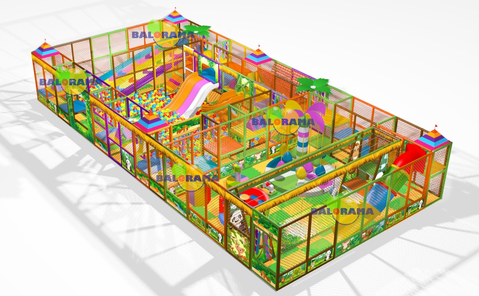 Yeni Nesil Softplay Oyun Havuzu 128m2