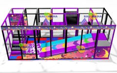 Roller Kaydıraklı Uzay Softplay Oyun Parkı 6.8x2.7x2.6h Mt