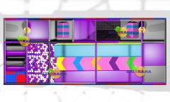 Roller Kaydıraklı Uzay Softplay Oyun Parkı 6.8x2.7x2.6h Mt