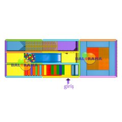 Mini Engelli Parkur 6x2x2.5m