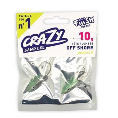 Crazy Sandeel CSE100/1 CSE217 10gr Off Shore Jig Head