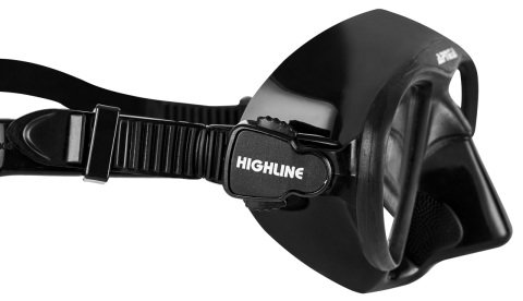 Apnea Highline Black Avcı Maske Siyah Slikon