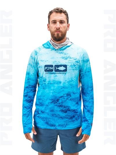 Fujin Pro Angler S24 Buff&Hoodie Blue Wave