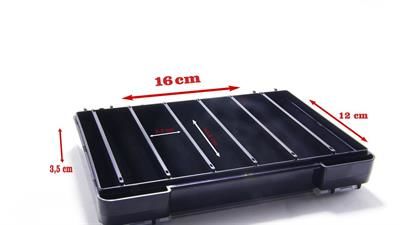 FUJIN Tackle Box 104DS Çift Taraflı Maket Balık Kutusu