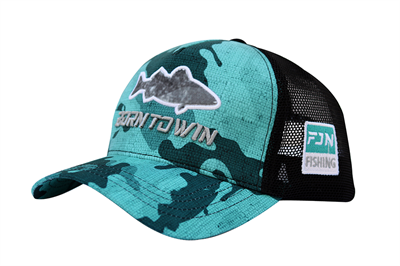 Fujin Turquoise Camo Fish Balıkçı Şapkası