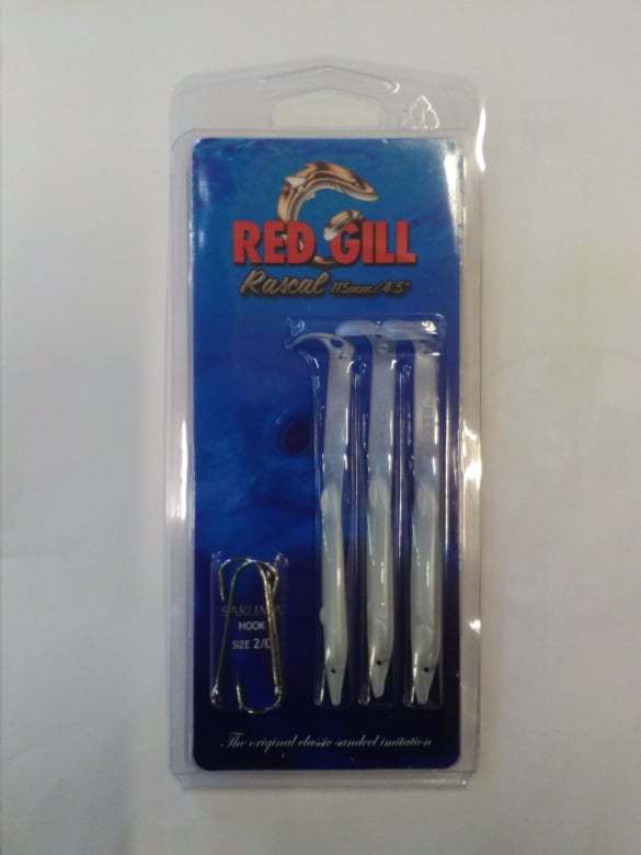 Red Gill Rascal 115mm Silver Pearl slikon balık