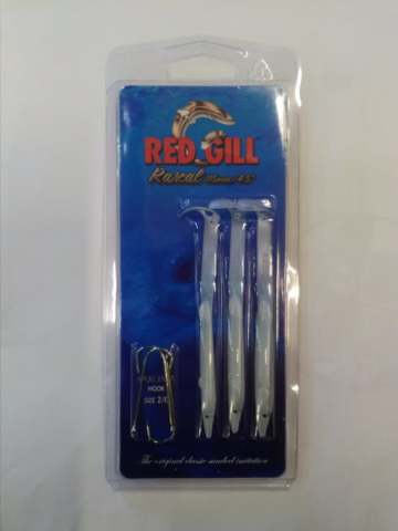 Red Gill Rascal 115mm Silver Pearl slikon balık