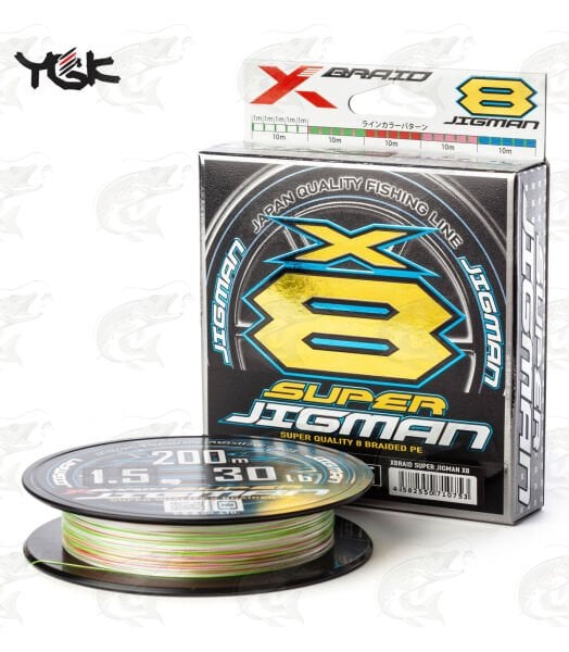 YGK x8 Super Jigman #1.2 25lb 300mt multicolor ip.