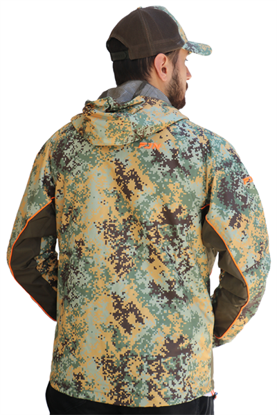 Fujin Raincoat Yağmurluk Brown Camo