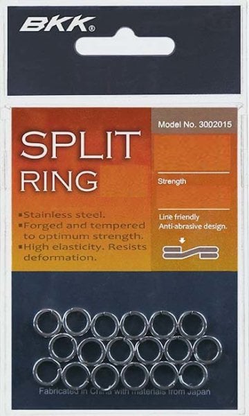 BKK Split Ring 51 Size:3 50lb