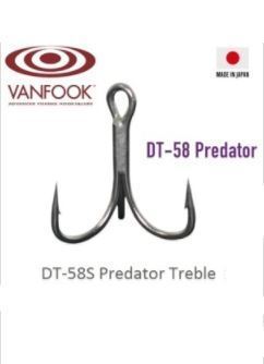 Vanfook Predator Treble DT-58S #1/0