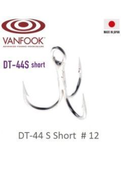 Vanfook Treble Hooks DT-44S Short #12