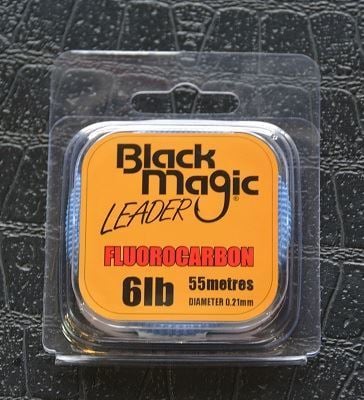 Black Magic Leader Fluorocarbon 6lb 0.21mm 55mt