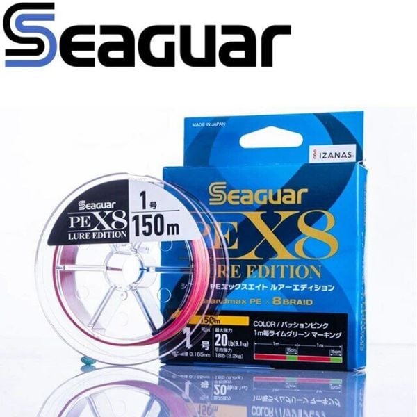 Seaguar PE X8 Lure Edition 150mt 1 PE 0.165mm örgü ip