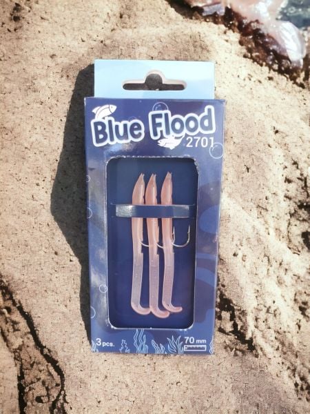 Blue Flood 7cm slikon orange 3'lü paket Orange