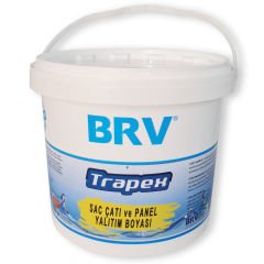 BRV TRAPEX - Su Bazlı Saç Çatı ve Panel Yalıtım Boyası, 10Kg