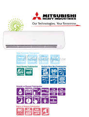 Mitsubishi SRK71ZR-WS Diamond A++ 24 BTU Inverter Klima