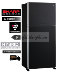 SHARP Buzdolabı SJ-XG690M-BK (Standart Model SİYAH)