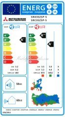 Mitsubishi SRK35ZSP-WS Silver A++ 12 BTU Inverter Klima