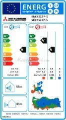 Mitsubishi SRK45ZSP-WS Silver 16 BTU Inverter Klima