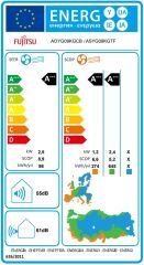 Fujitsu High Spec 9 BTU A+++ Inverter Klima ASYG09KGTF R32