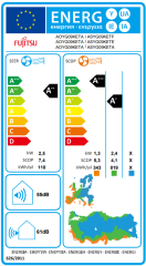 Fujitsu Beauty 9 BTU A++ Inverter Klima R32 ASYG09KETF-B