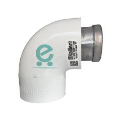 Vaillant Hermetik Kombi 90 Derece Dirsek (60/100)