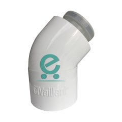 Vaillant Yoğuşmalı Kombi 45° Dirsek Ø60/100