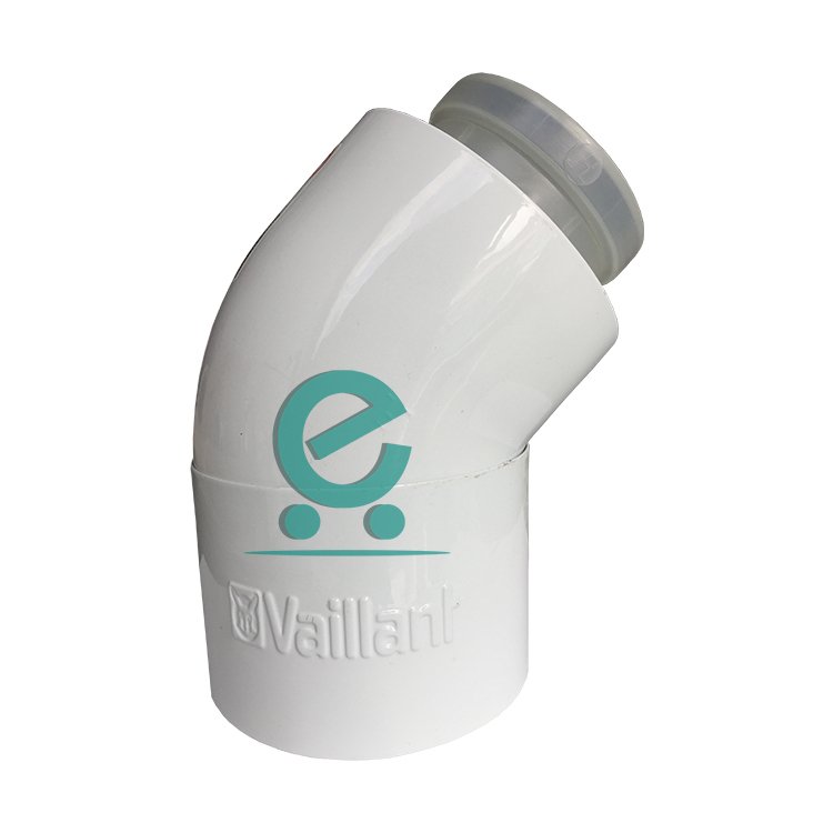 Vaillant Yoğuşmalı Kombi 45° Dirsek Ø80/125