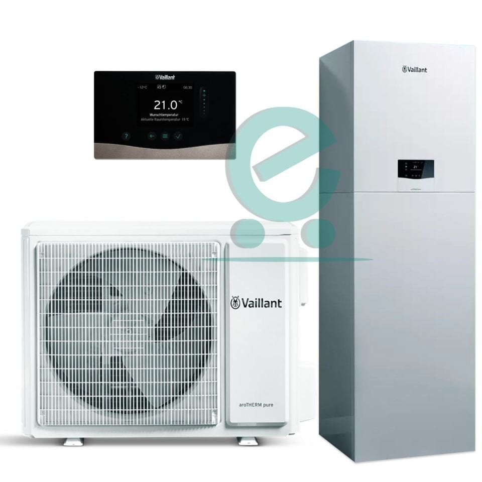 Vaillant aroTHERM pure 8 kW Split Isı Pompası - 190 lt Boylerli