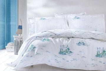 Yataş Bedding Tek Kişilik Onıe Pike Takımı Mavi